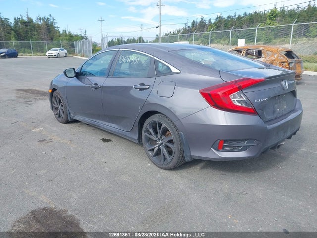 2019 Honda Civic Sport მანქანა იყიდება აუქციონზე, vin: 2HGFC2F86KH013118, აუქციონის ნომერი: 12691351