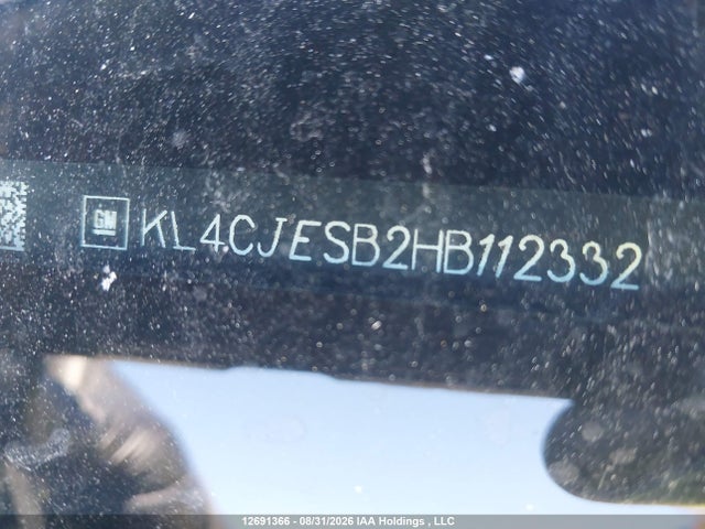 Auction sale of the 2017 Buick Encore, vin: KL4CJESB2HB112332, lot number: 12691366