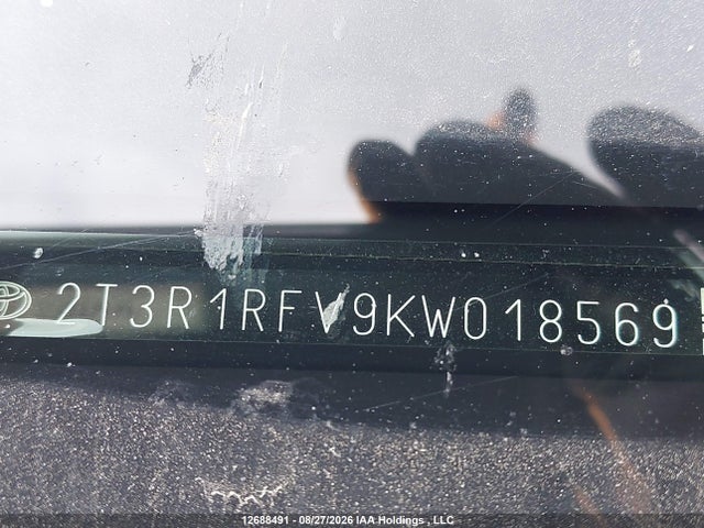 2T3R1RFV9KW018569 Toyota Rav4 Xle