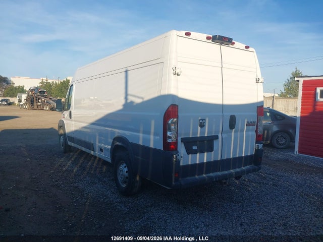 12691409 :رقم المزاد ، 3C6URVJG1JE124990 vin ، 2018 Ram Promaster 3500 3500 High مزاد بيع