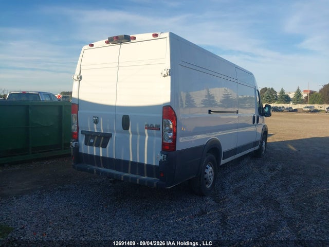 12691409 :رقم المزاد ، 3C6URVJG1JE124990 vin ، 2018 Ram Promaster 3500 3500 High مزاد بيع