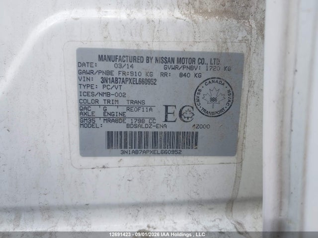 Nissan Sentra 2014 3N1AB7APXEL660952 Image 18
