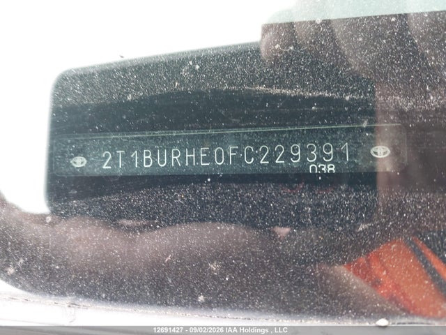 Toyota Corolla S 2015 2T1BURHE0FC229391 Image 9