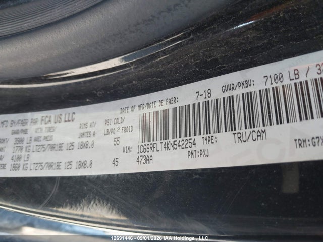 RAM 1500 Rebel 2019 1C6SRFLT4KN542254 Image 19