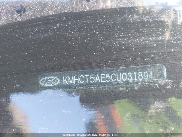12691466 :رقم المزاد ، KMHCT5AE5CU031894 vin ، 2012 Hyundai Accent مزاد بيع