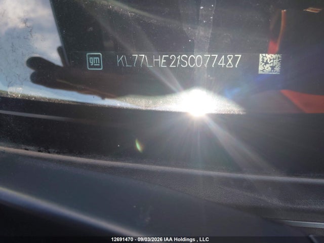 Продажа на аукционе авто 2025 Chevrolet Trax Lt Fwd, vin: KL77LHE21SC077487, номер лота: 12691470