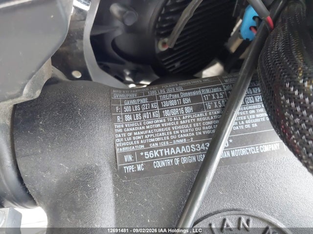 INDIAN MOTORCYCLE CO. Springfield 2025 56KTHAAA0S3439150 Image 13