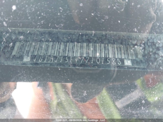 12691531 :رقم المزاد ، 1G1AJ15F777101583 vin ، 2007 Chevrolet Cobalt Ls مزاد بيع