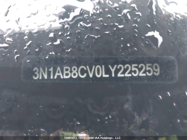 Продажа на аукционе авто 2020 Nissan Sentra Sv, vin: 3N1AB8CV0LY225259, номер лота: 12691572