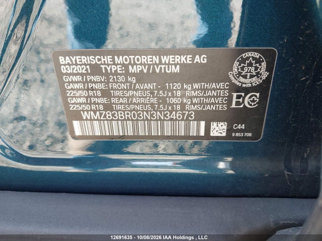 Mini Countryman Cooper S 2022 WMZ83BR03N3N34673 Image 9