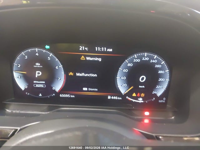 12691640 :رقم المزاد ، 5N1DL1GS2PC332032 vin ، 2023 Infiniti Qx60 Sensory مزاد بيع