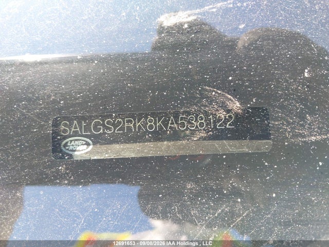 Продажа на аукционе авто 2019 Land Rover Range Rover 3.0l V6 Turbocharged Diesel Hse Td6, vin: SALGS2RK8KA538122, номер лота: 12691653