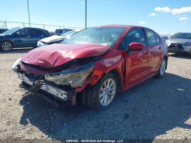 12691693 :رقم المزاد ، 5YFBPRBEXLP031459 vin ، 2020 Toyota Corolla Le مزاد بيع