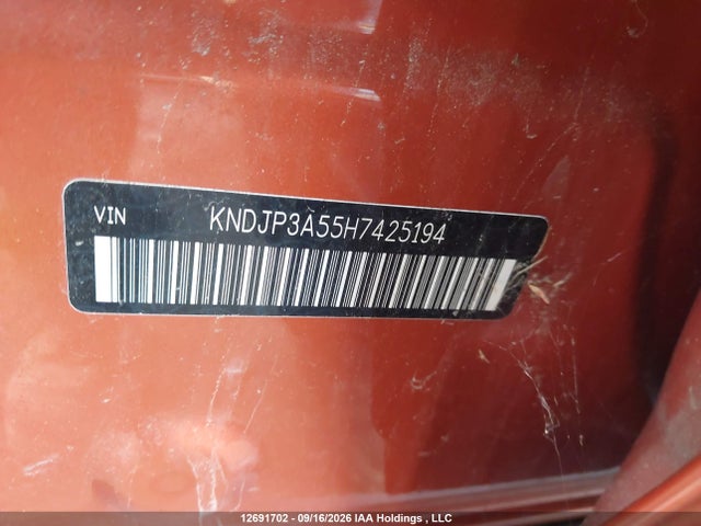 KIA SOUL + 2017 KNDJP3A55H7425194 Image 18