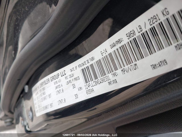 Aukcja sprzedaży 2014 Jeep Cherokee, vin: 1C4PJLCBXEW302331, numer aukcji: 12691721