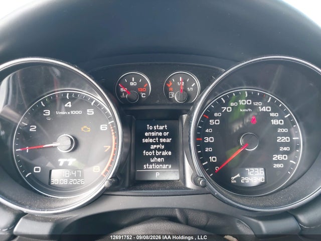 Aukcja sprzedaży 2010 Audi Tt Quaro, vin: TRUBFAFK5A1005413, numer aukcji: 12691752