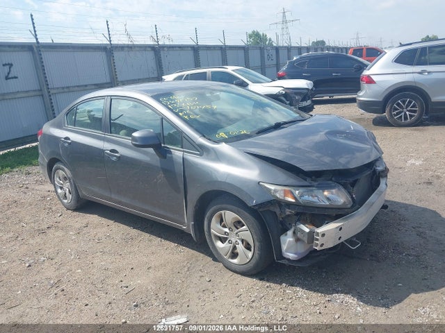 2013 Honda Civic Lx მანქანა იყიდება აუქციონზე, vin: 2HGFB2F46DH107454, აუქციონის ნომერი: 12691757