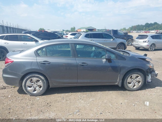 2013 Honda Civic Lx მანქანა იყიდება აუქციონზე, vin: 2HGFB2F46DH107454, აუქციონის ნომერი: 12691757