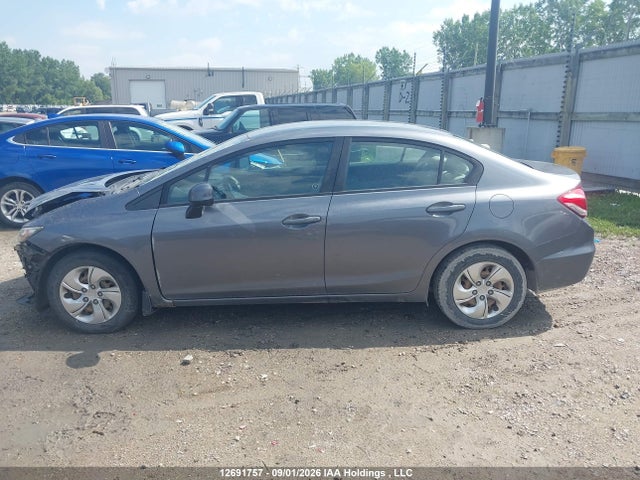 2013 Honda Civic Lx მანქანა იყიდება აუქციონზე, vin: 2HGFB2F46DH107454, აუქციონის ნომერი: 12691757