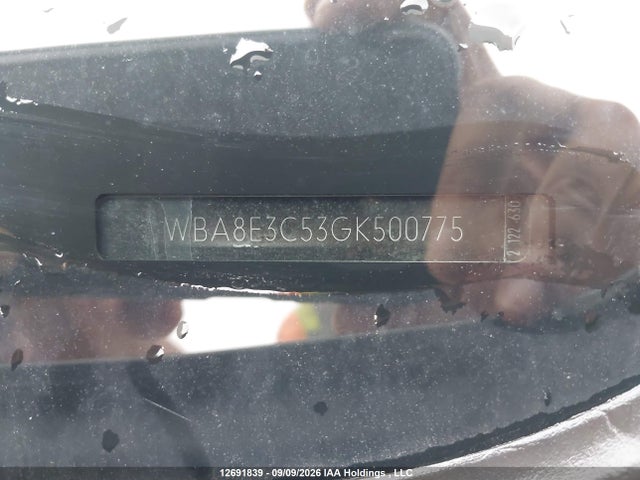 WBA8E3C53GK500775 BMW 328 Xi Sulev