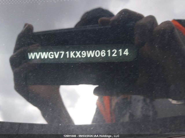 Продажа на аукционе авто 2009 Volkswagen Gti 5-door, vin: WVWGV71KX9W061214, номер лота: 12691846