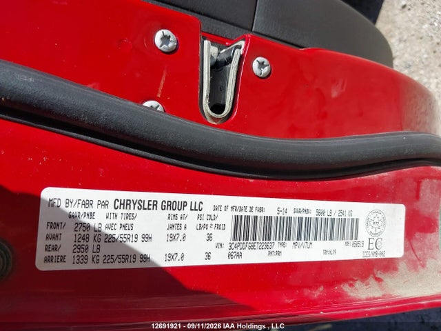 Dodge Journey R/t 2014 3C4PDDFG8ET223637 Image 9