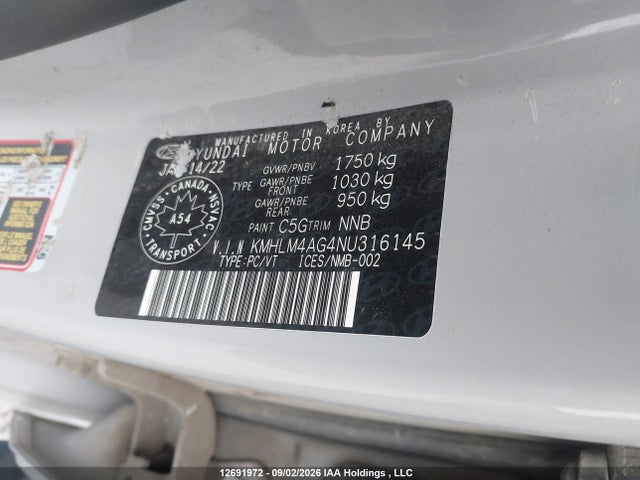 Hyundai ELANTRA SEL 2022 KMHLM4AG4NU316145 Image 18
