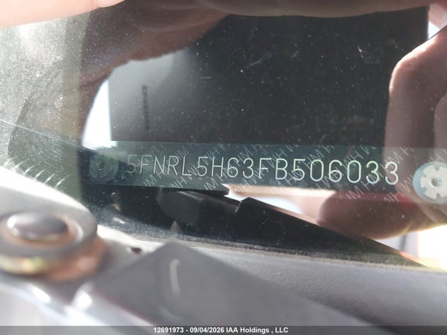 Honda Odyssey Ex-l 2015 5FNRL5H63FB506033 Image 18