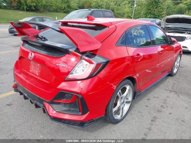 Продажа на аукционе авто 2020 Honda Civic Sport, vin: SHHFK7H43LU303038, номер лота: 12691994