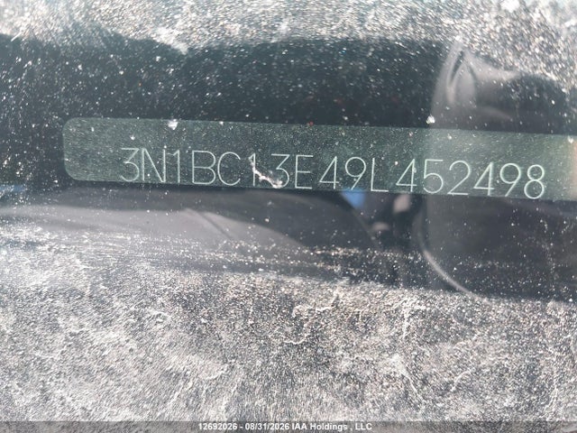 Aukcja sprzedaży 2009 Nissan Versa S/sl, vin: 3N1BC13E49L452498, numer aukcji: 12692026