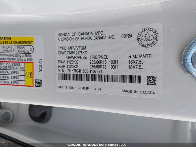Honda CR-V 2025 2HKRS4H50SH107371 Image 9
