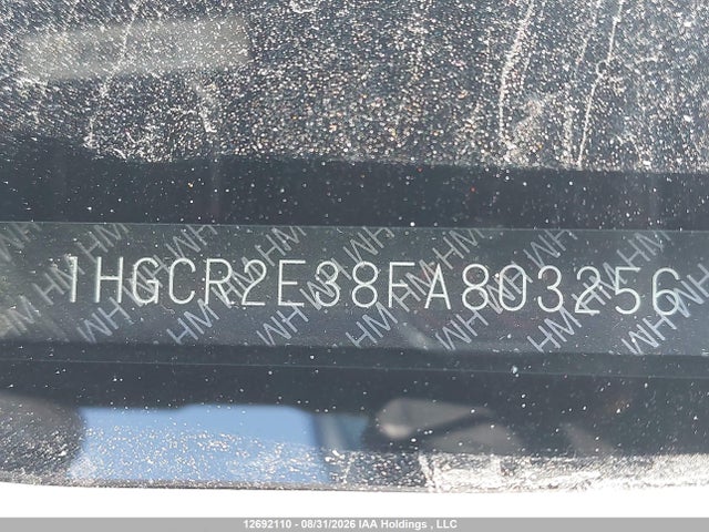 12692110 :رقم المزاد ، 1HGCR2E38FA803256 vin ، 2015 Honda Accord Lx مزاد بيع