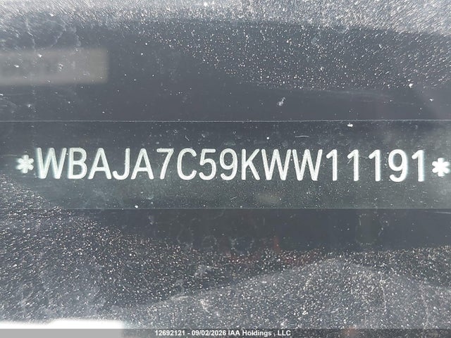 Продажа на аукционе авто 2019 Bmw 530 Xi, vin: WBAJA7C59KWW11191, номер лота: 12692121