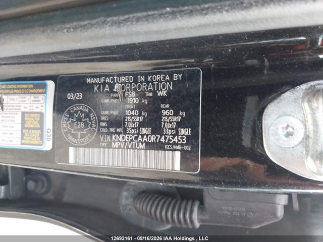 KNDEPCAA0R7475453 KIA Seltos Lx