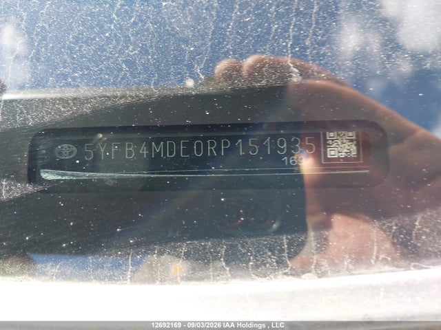 12692169 :رقم المزاد ، 5YFB4MDE0RP151935 vin ، 2024 Toyota Corolla Le مزاد بيع