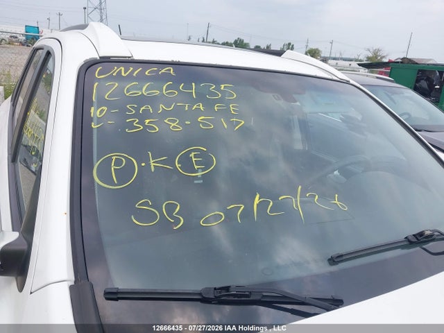 2010 Hyundai Santa Fe Gls მანქანა იყიდება აუქციონზე, vin: 5NMSG4AG4AH358517, აუქციონის ნომერი: 12666435