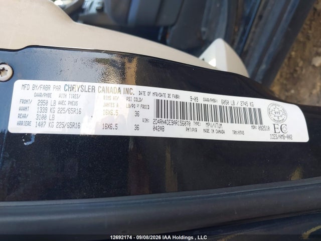 Aukcja sprzedaży 2010 Dodge Grand Caravan Se, vin: 2D4RN4DE9AR156070, numer aukcji: 12692174