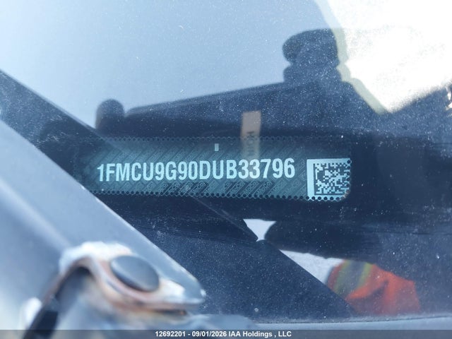 2013 Ford Escape Se მანქანა იყიდება აუქციონზე, vin: 1FMCU9G90DUB33796, აუქციონის ნომერი: 12692201