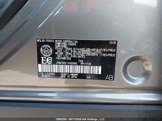 Toyota Bz Xle 2026 JTMAFAEB1TA002485 Image 19