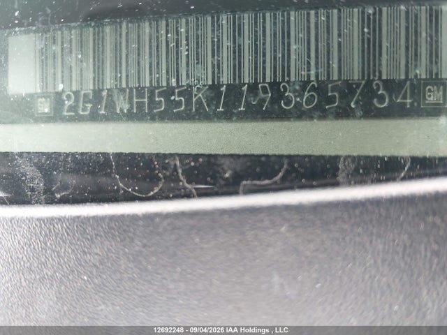 Aukcja sprzedaży 2001 Chevrolet Impala Ls, vin: 2G1WH55K119365734, numer aukcji: 12692248