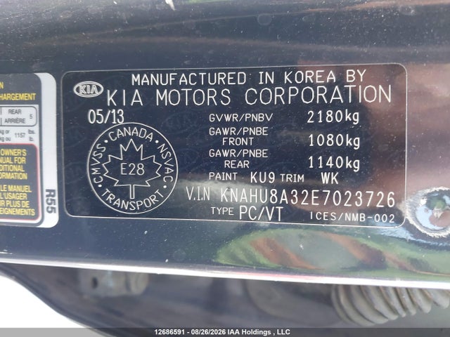 KIA Rondo Ex/ex Luxury/se 2014 KNAHU8A32E7023726 Image 19
