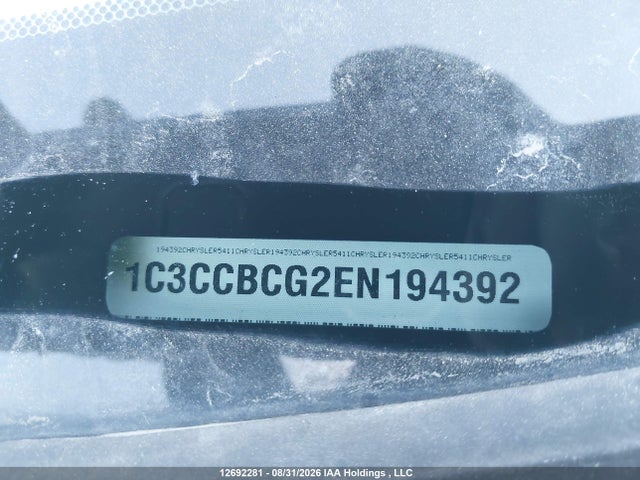 12692281 :رقم المزاد ، 1C3CCBCG2EN194392 vin ، 2014 Chrysler 200 Limited مزاد بيع