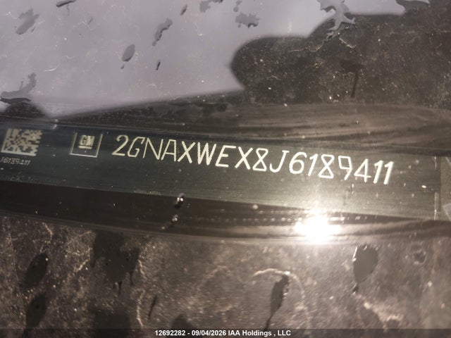 2018 Chevrolet Equinox Premier მანქანა იყიდება აუქციონზე, vin: 2GNAXWEX8J6189411, აუქციონის ნომერი: 12692282