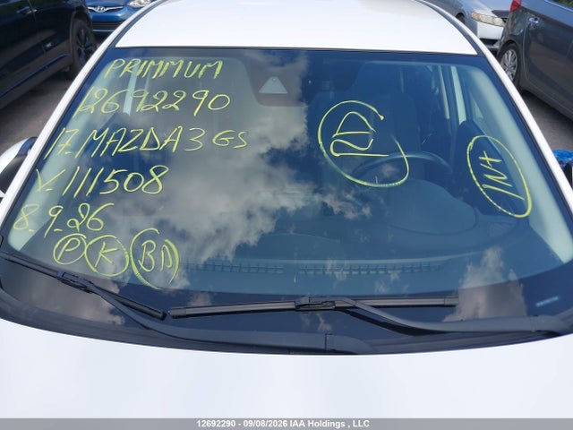 Продажа на аукционе авто 2017 Mazda Mazda3 Gs, vin: JM1BN1V73H1111508, номер лота: 12692290