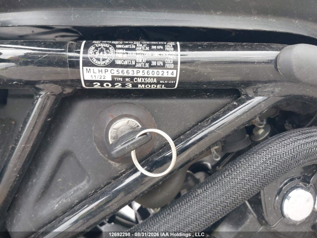 Honda Cmx500 A 2023 MLHPC5663P5600214 Image 10