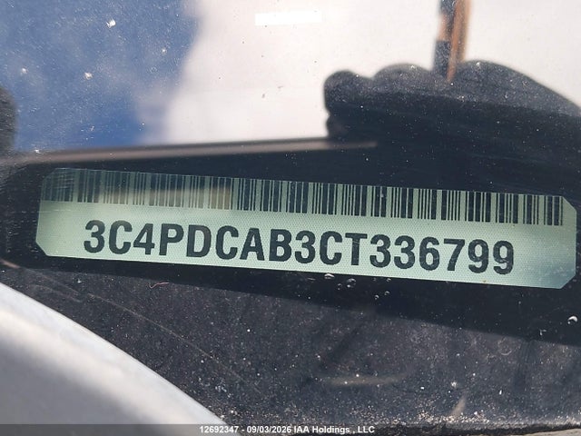 Продаж на аукціоні авто 2012 Dodge Journey Cvp/se Plus, vin: 3C4PDCAB3CT336799, номер лоту: 12692347