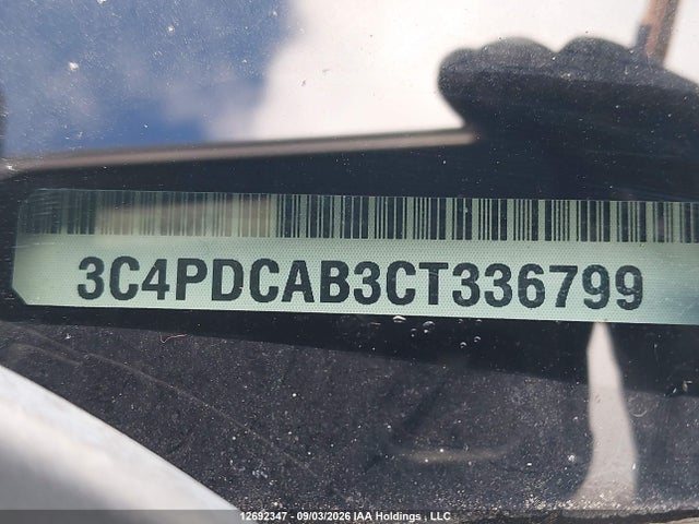 Продаж на аукціоні авто 2012 Dodge Journey Cvp/se Plus, vin: 3C4PDCAB3CT336799, номер лоту: 12692347