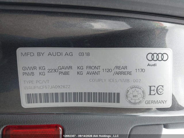 Audi A5 2.0t Technik 2018 WAUFNCF57JA092622 Image 19