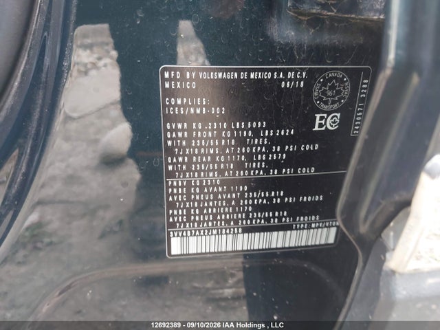 Volkswagen Tiguan Sel Premium 2018 3VV4B7AX2JM184258 Image 17
