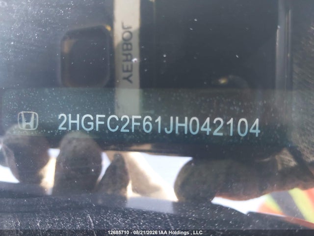 Honda CIVIC SE 2018 2HGFC2F61JH042104 Image 20